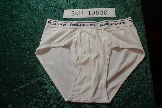 Polo Ralph Lauren hanes Men's White Brief Waist 36 EUC RN15763