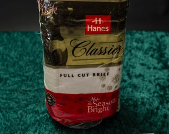 Hanes Classics 1998 size 38 Holiday gift pack 6 pack unopened vintage