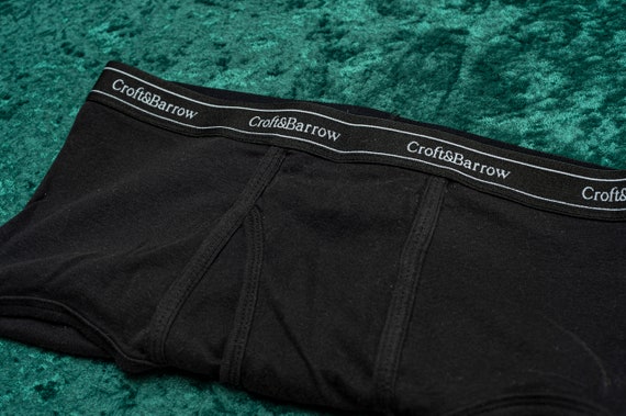Croft and Barrow Brief Black L 36 38 Full Cut NWOT 10069 Etsy