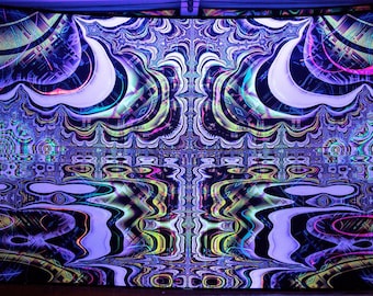 Changatrix UV Psychedelic Fractal Tapestry