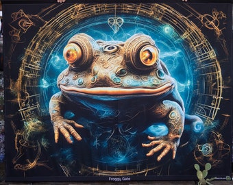 Froggy Gate UV Tapestry