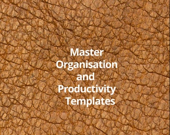 Fillable Productivity Planner Templates: Life, Year, & Goal Trackers