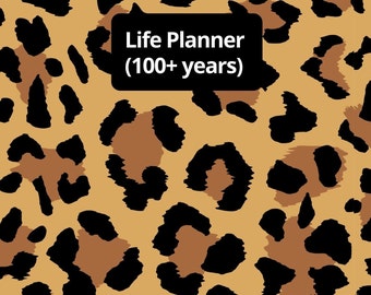 100+ Years Life Planner: Fillable Printable Pages (Digital Download)