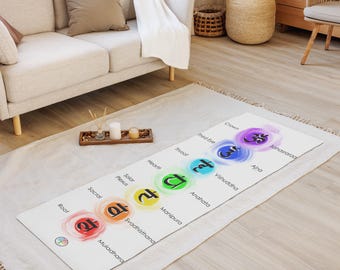 7 Chakra's Yoga mat
