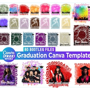 Class of 2025 Graduation template, couple graduation template, 2025 senior bootleg, 2025 bootleg, graduation gift template,grad 2025 svg