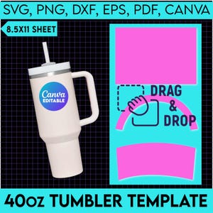 40 Oz Tumbler Template, 40 Oz Tumbler Sublimation Template, 40 Oz Tumbler Svg, 40oz Tumbler Template, Tumbler Sublimation template
