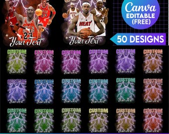 Basketball Bootleg Canva Template, Bootleg Rap tee Canva Template, Canva Mascot Design, Canva T Shirt Design, Basketball Mascot Shirt