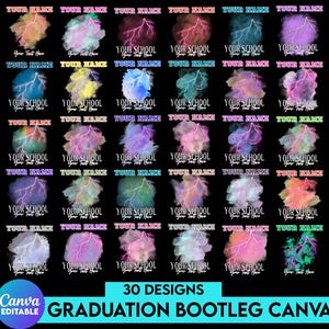 Graduation Bootleg Canva Editable Template, Senior Bootleg Rap Tee, Graduation Bootleg Senior 2025, Congratulation Canva Template