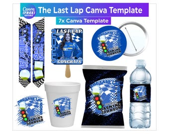 Last Lap Graduation Bundle, 3d Graduation Shirt, Graduation Chip Bag, Graduation Party Favors Bundle, Graduation Bundle, Graduation Stole