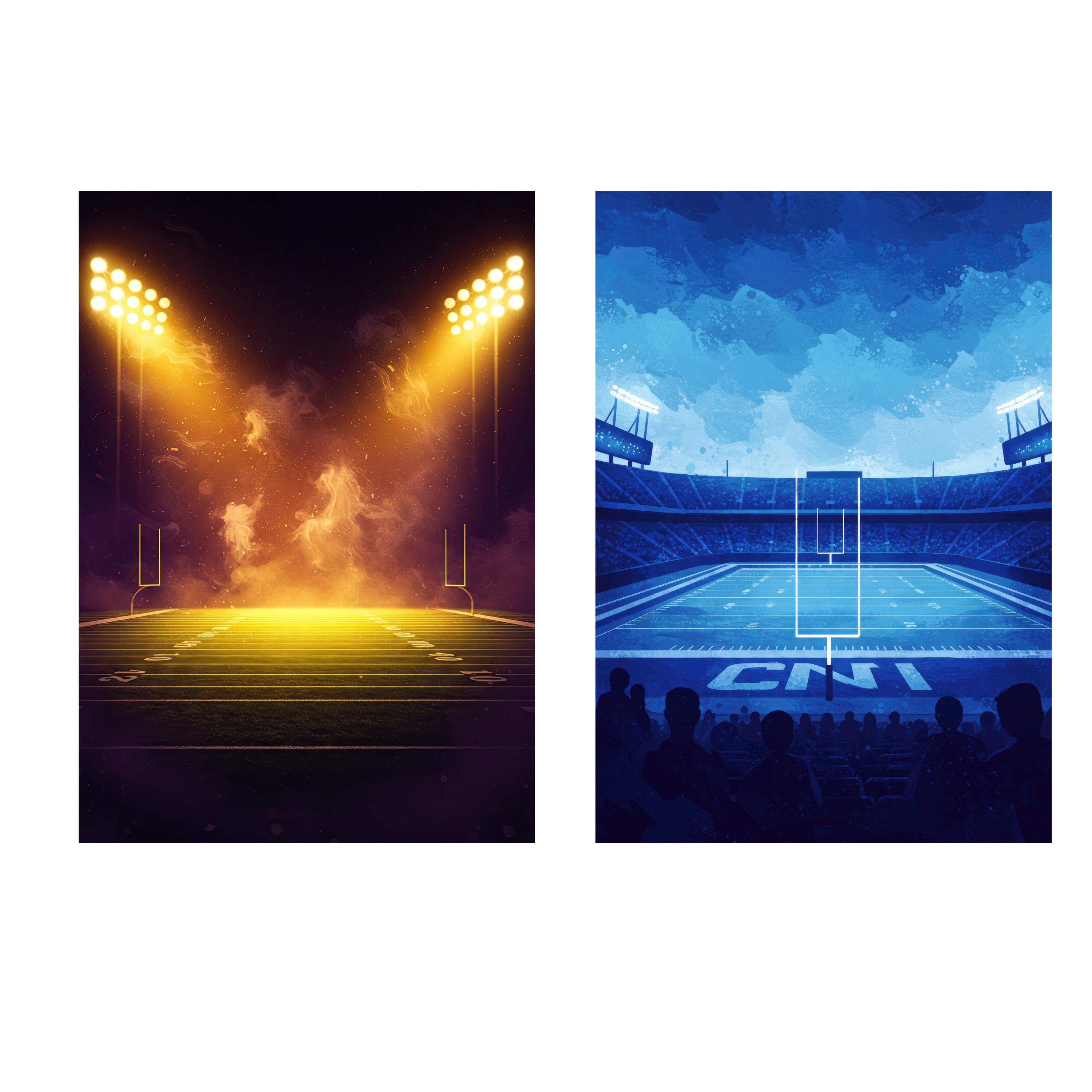 Football Backdrops Bundle, Colored Smoke, School Sports, & Senior ...