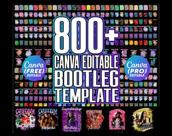 800+ Editable Canva Bootleg Rap Tee Bundle, Custom Bootleg Template, Concert Shirt, Bootleg Graduation Templates, 90s Shirt, Bootleg Tshirt