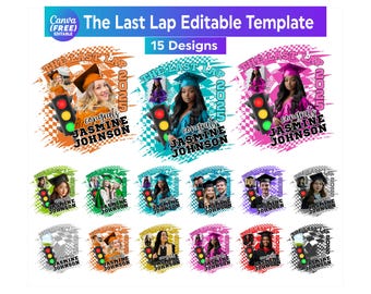 Modèle de toile The Last Lap Graduation, conception de t-shirt rap bootleg de diplômé, conception de chemise de diplômé de promotion 2025, modèle de conception de T shirt de diplômé