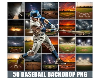 Fondo de béisbol, luces de estadio de béisbol, fondos de campo de béisbol, fondo de sóftbol, paquete de imágenes PNG de fondo de béisbol