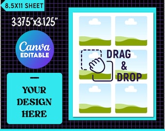 ID Badge Template, Id Badge Blank Template, SVG, Canva Editable, DXF, Png, Psd, Silhouette, Id Badge Blank Template, Svg