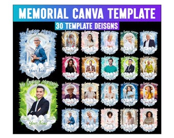 In Loving Memory Design T Shirt Canva Editable Template, Heaven Stairway, Memorial Canva Design, Funeral Background, Funeral And Celebration