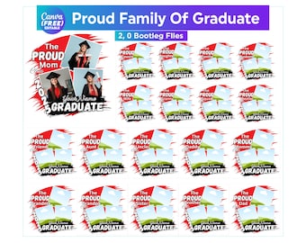Proud Family Graduation TShirt Proud Mom Shirt Template, Proud Family Shirt Templates, Class of 2025 Grad Shirt, Canva Grad Shirt Template