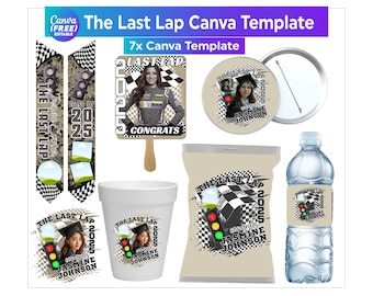 Last Lap Graduation Bundle, Graduation Bundle, Graduation Stole, 3d Graduation Shirt, Graduation Chip Bag, Graduation Party Favors