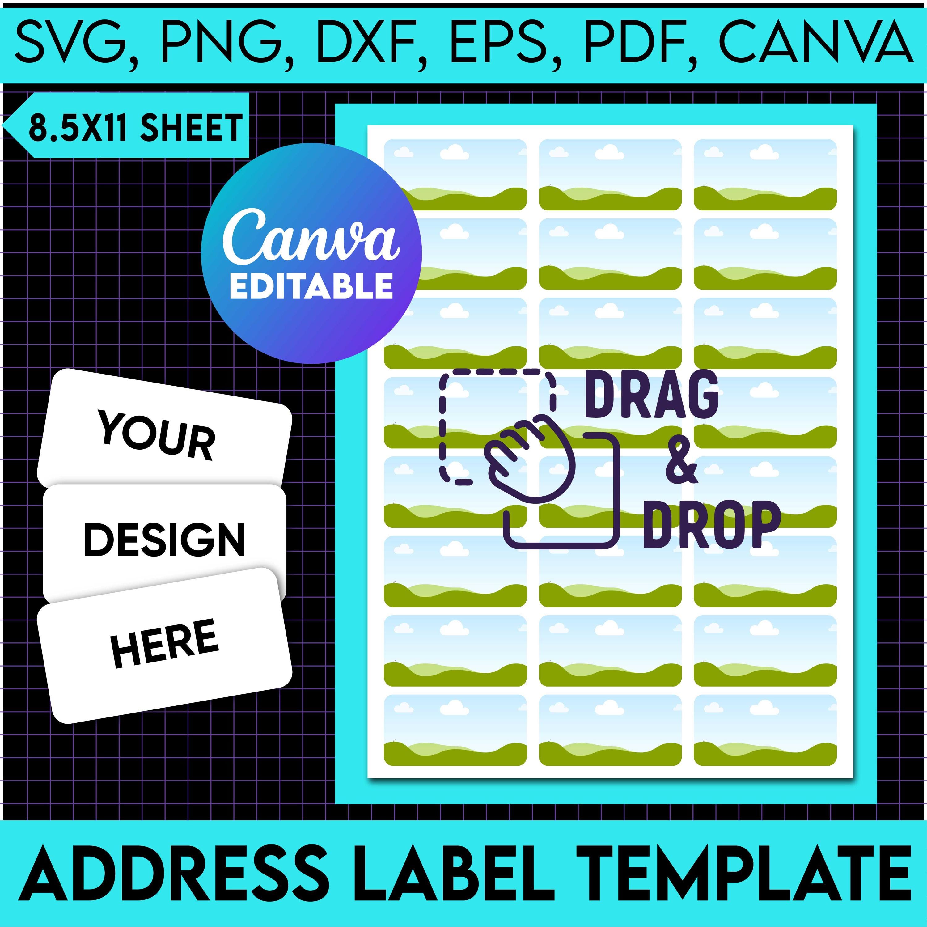 Etiqueta de plantilla avery - Etsy México, image size:3000x3000