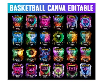 30 Basketball Bootleg T-shirt, Personalized High School Sport Sublimation, Basketball T-shirt Designs, Basketball Editable Canva Template