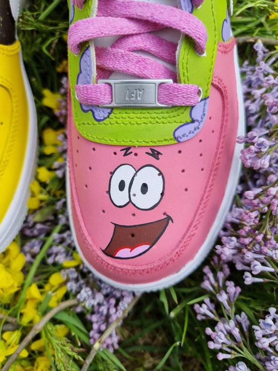 Sponge & Patrick Custom Nike Air Force 1 Sneakers Buty Unisex - Etsy