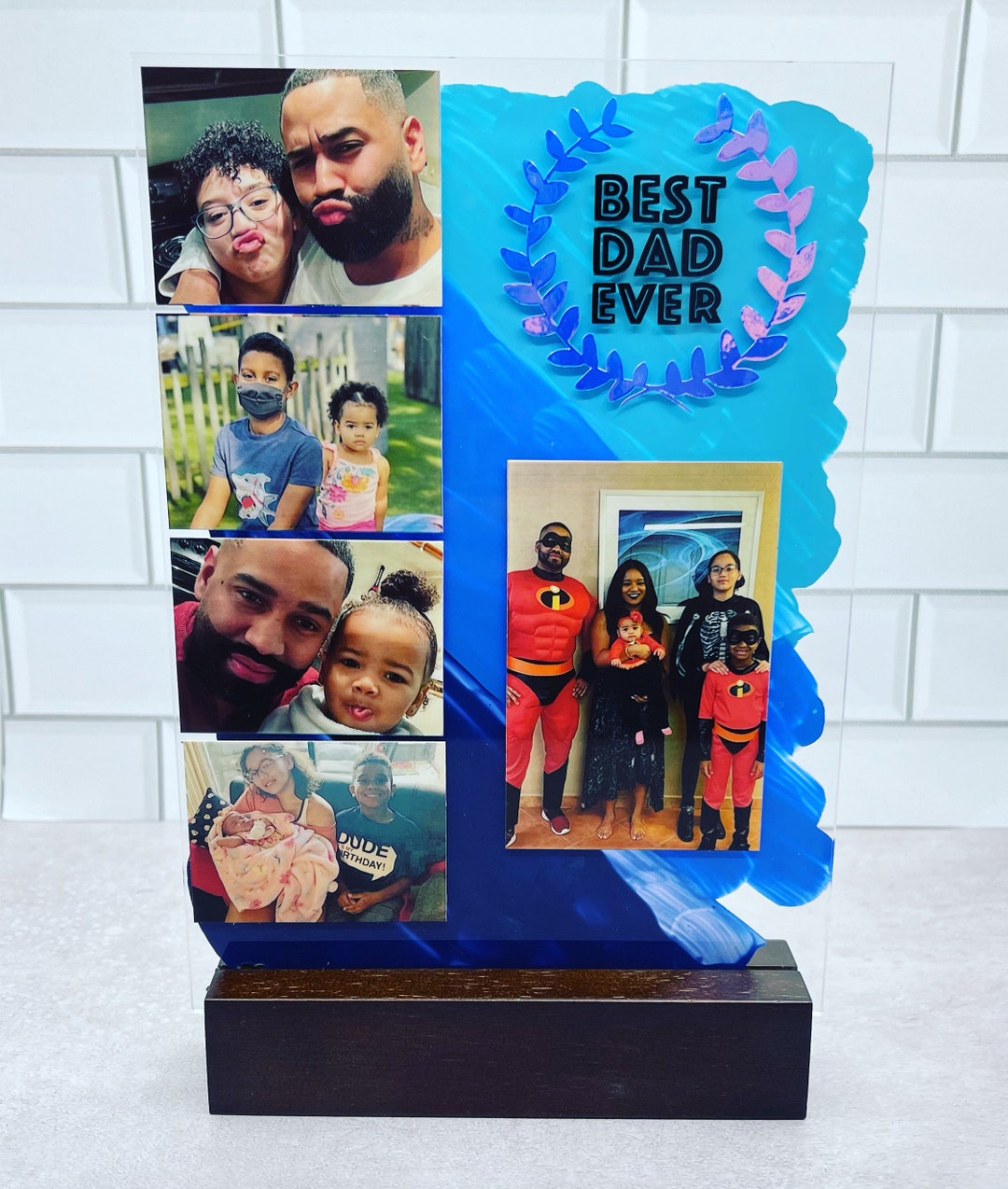 Best Dad Ever Frame Etsy