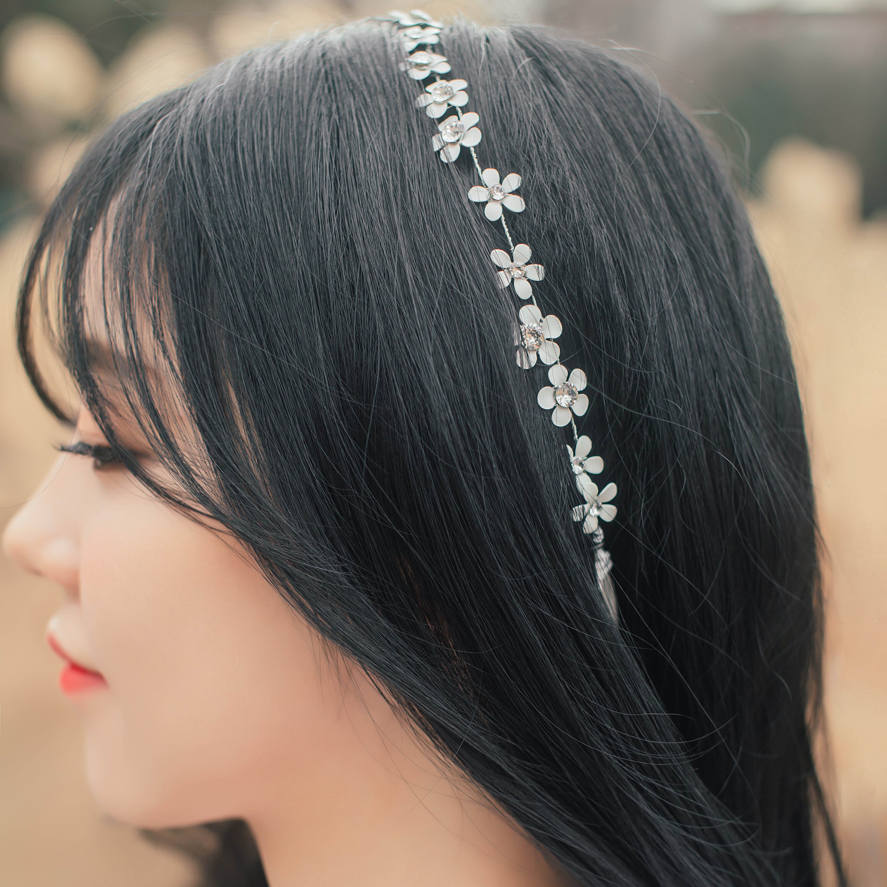 Hairpin hair clip hair accessories for women pin pearl hair band white  wedding dress accessories pan Hair Headband lady headdress