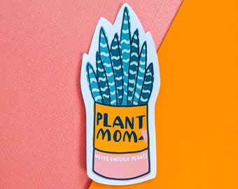 Plant Mom Sticker