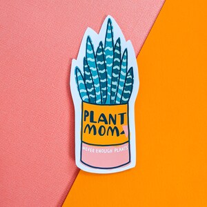 Plant Mom Sticker