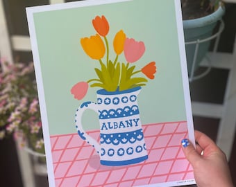 Albany Tulip Print