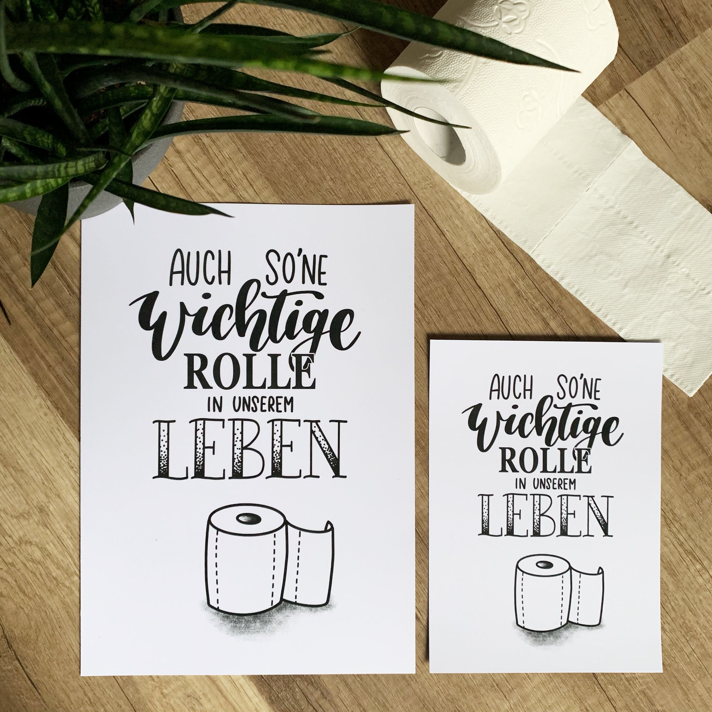 Lettering Bild Wichtige Rolle Klopapier Kunstdruck Art Etsy