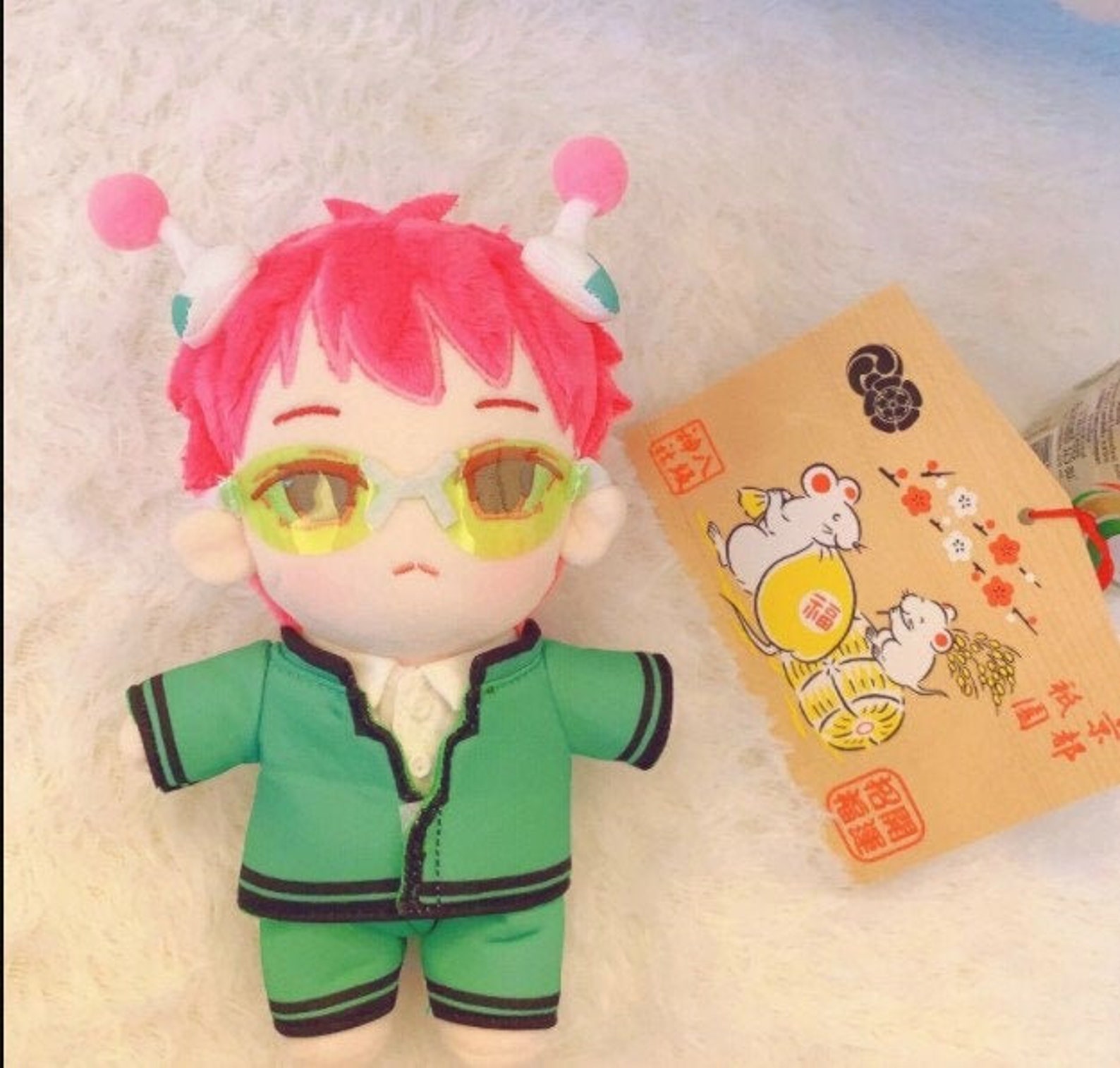 Saiki K Anime Plush Cute Kawaii Anime Plushie Handmade Etsy