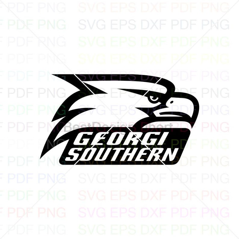 Georgia Southern Eagles Svg Dxf Eps Pdf Png Cricut Cutting | Etsy