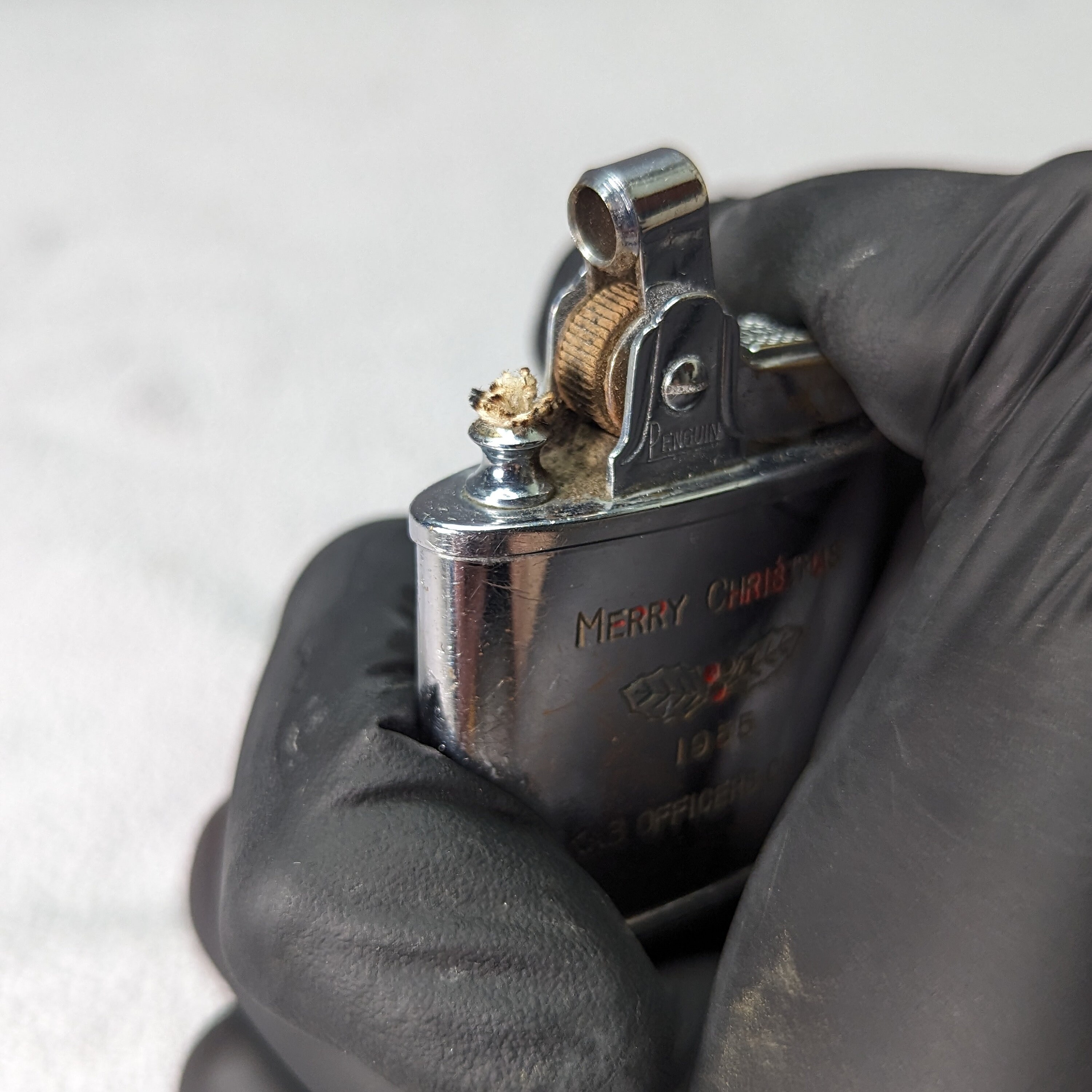 スーパーセール 50%(福袋 Kadena Air Force Base Commemorative Penguin Lighter オイルライター