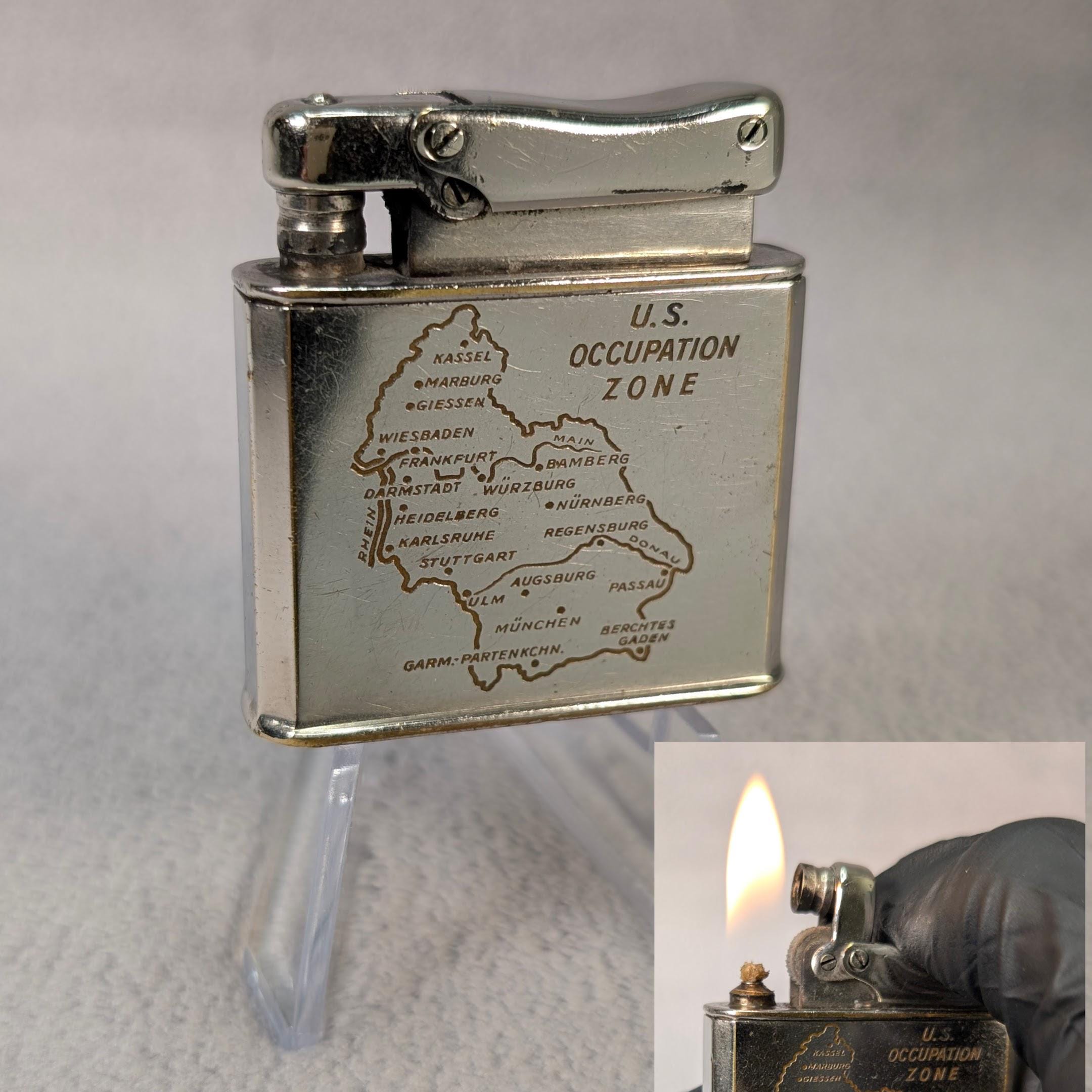 Ibelo Monopol Lighter - US Occupation Zone, Post WW2 Divided