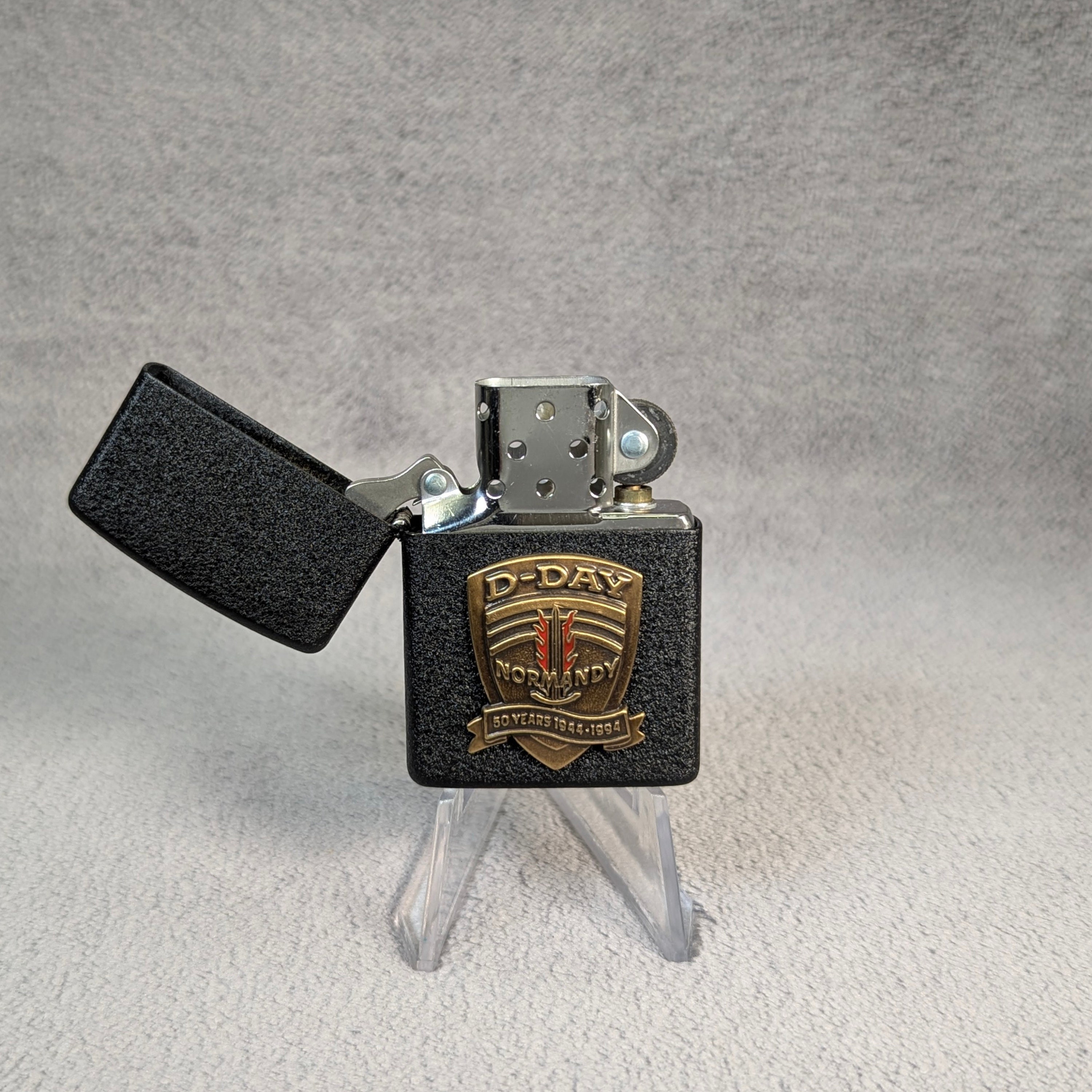 D-day 50th Anniversary Commemorative Zippo - Black Crackle
