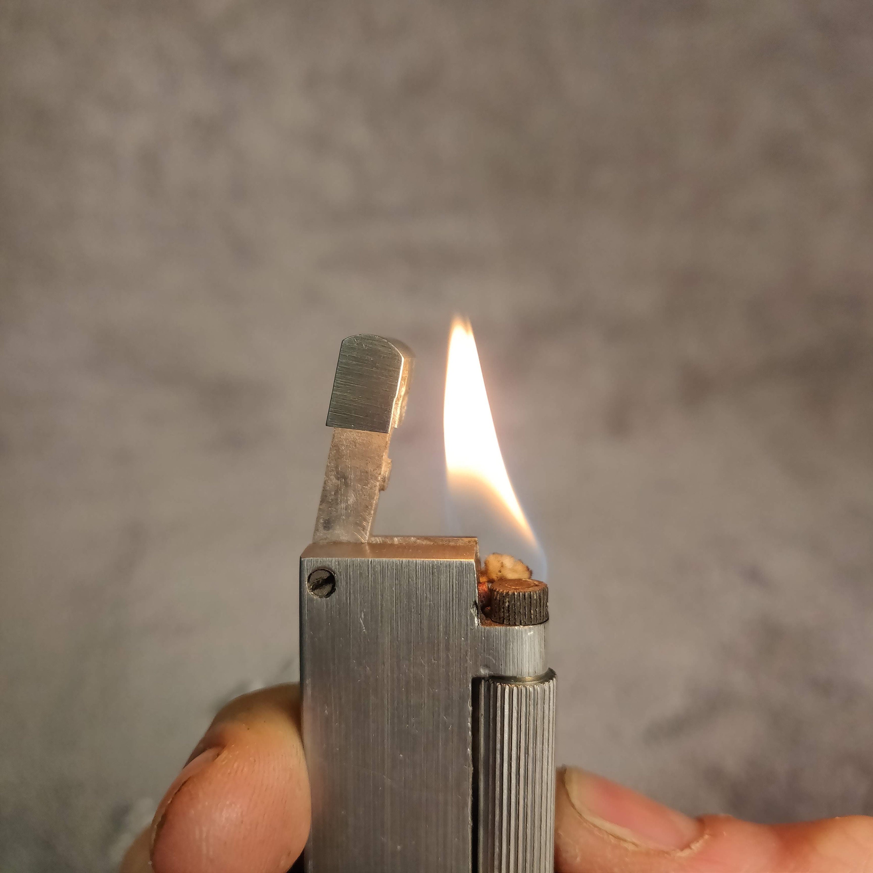 Vintage Aluminum Block Lighter Machine Age Machined Lighter Etsy