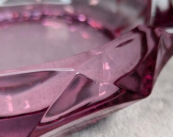 憧れ - Ashtray Point Diamond Glass Viking RARE Pink 7324 Thistle 喫煙具・ライター