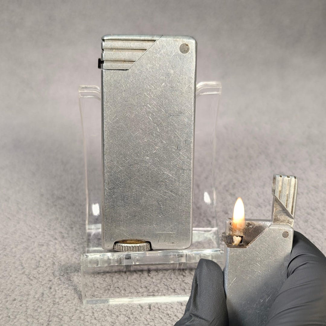 Block Table Lighter 1940s Majestic Aluminum Block Lighter - Machine Age, Industrial, Art ...