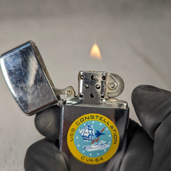 ジッポー Sea Control Squadron21 USS Constellation Zippo Slim - CVA 64 Kitty Hawk Super