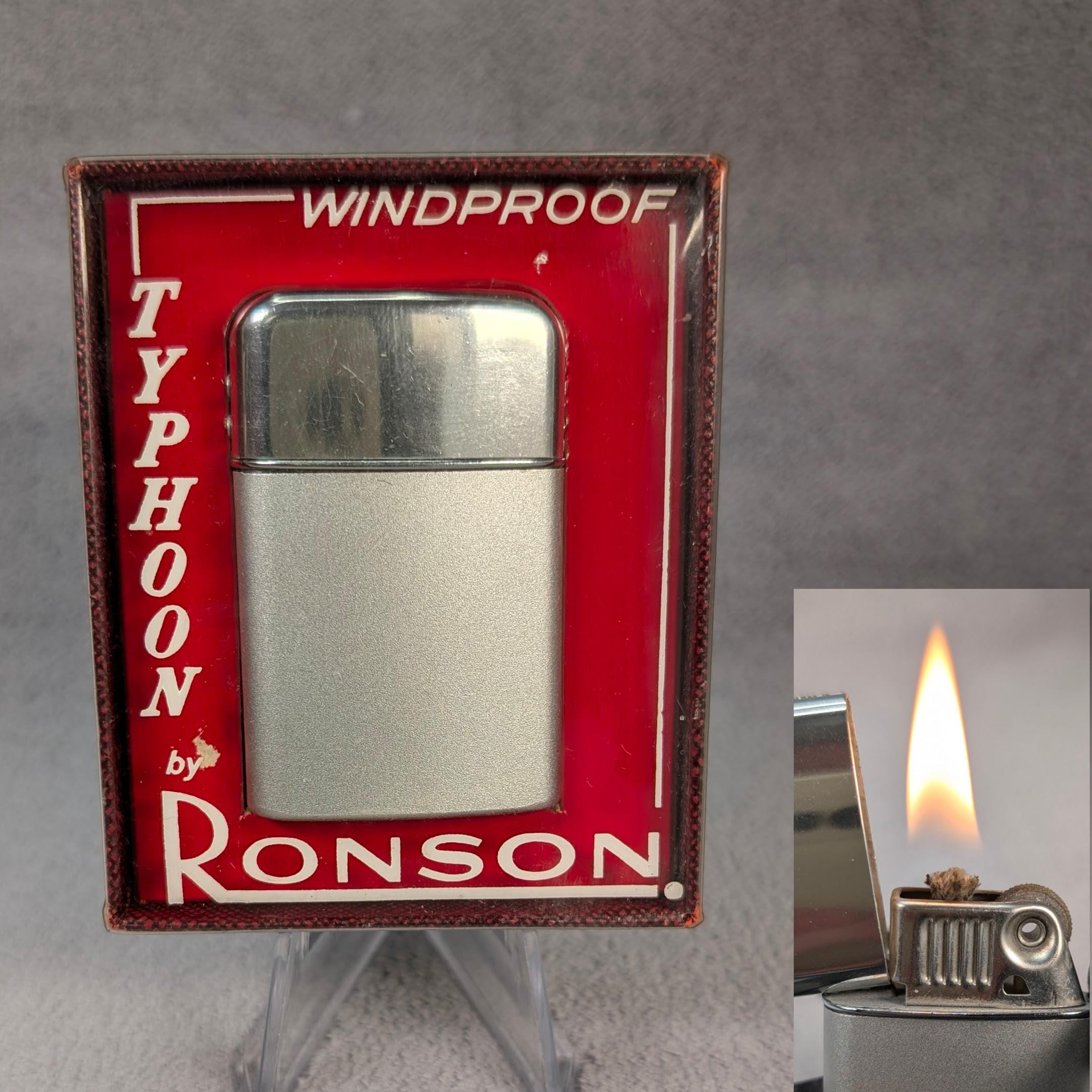 New Old Stock Unfired Ronson Typhoon - Mint Condition With