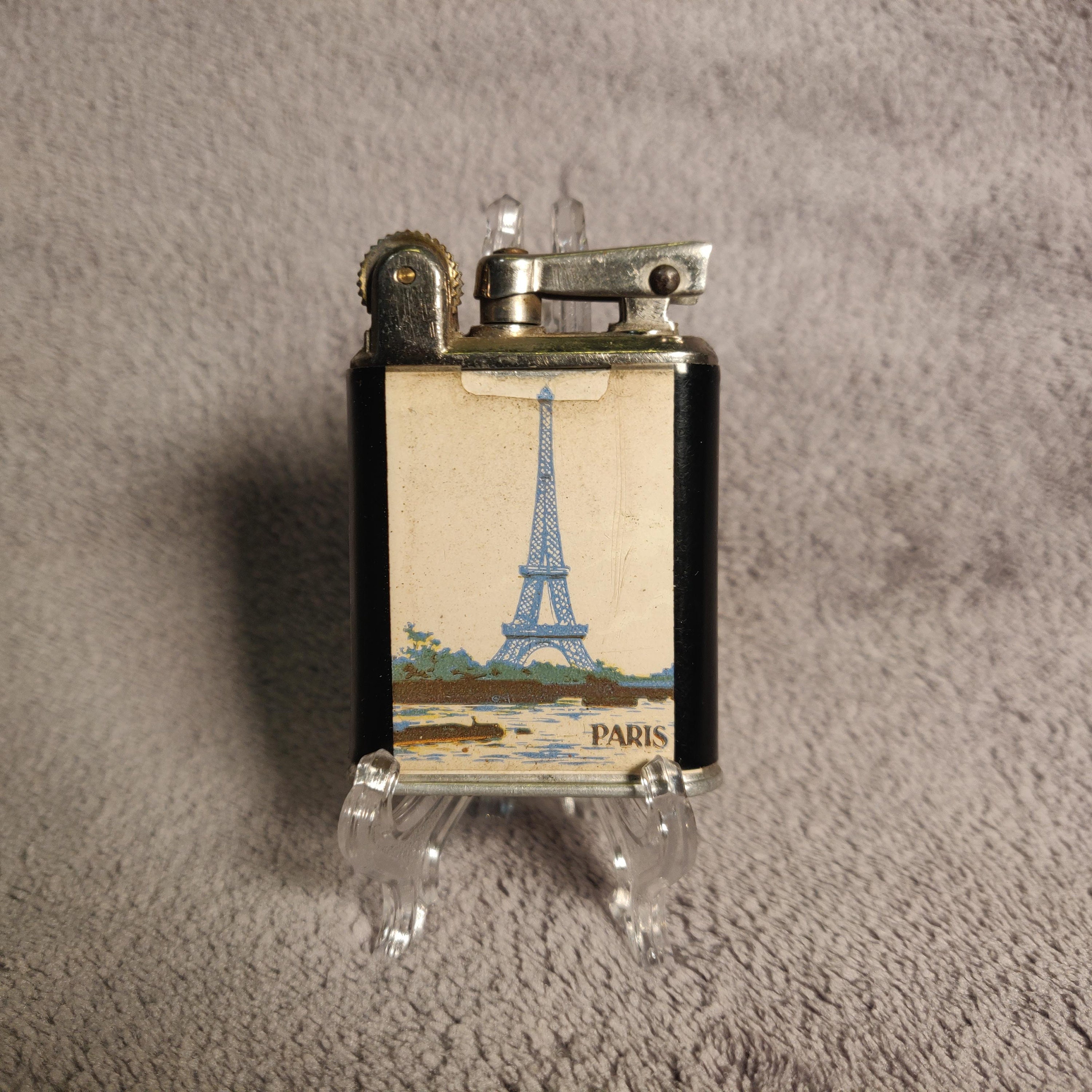 Vintage Eiffel Tower Souvenir Lighter - Flamidor National II - Art Deco  Lift Arm Lighter - Working