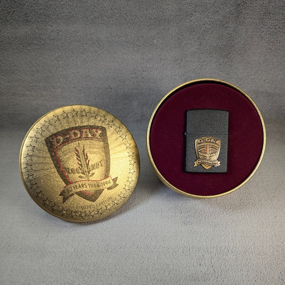 【*！様 ジッポー Zippo D-DAY Normandy Zippo D-Day Normandy 50 Years 1944-1994 Lighter Limited