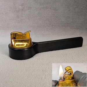 Minimalist Evans Table Lighter - Working Vintage Lighter - Modern Art, Minimalism, Midcentury Modern - MCM