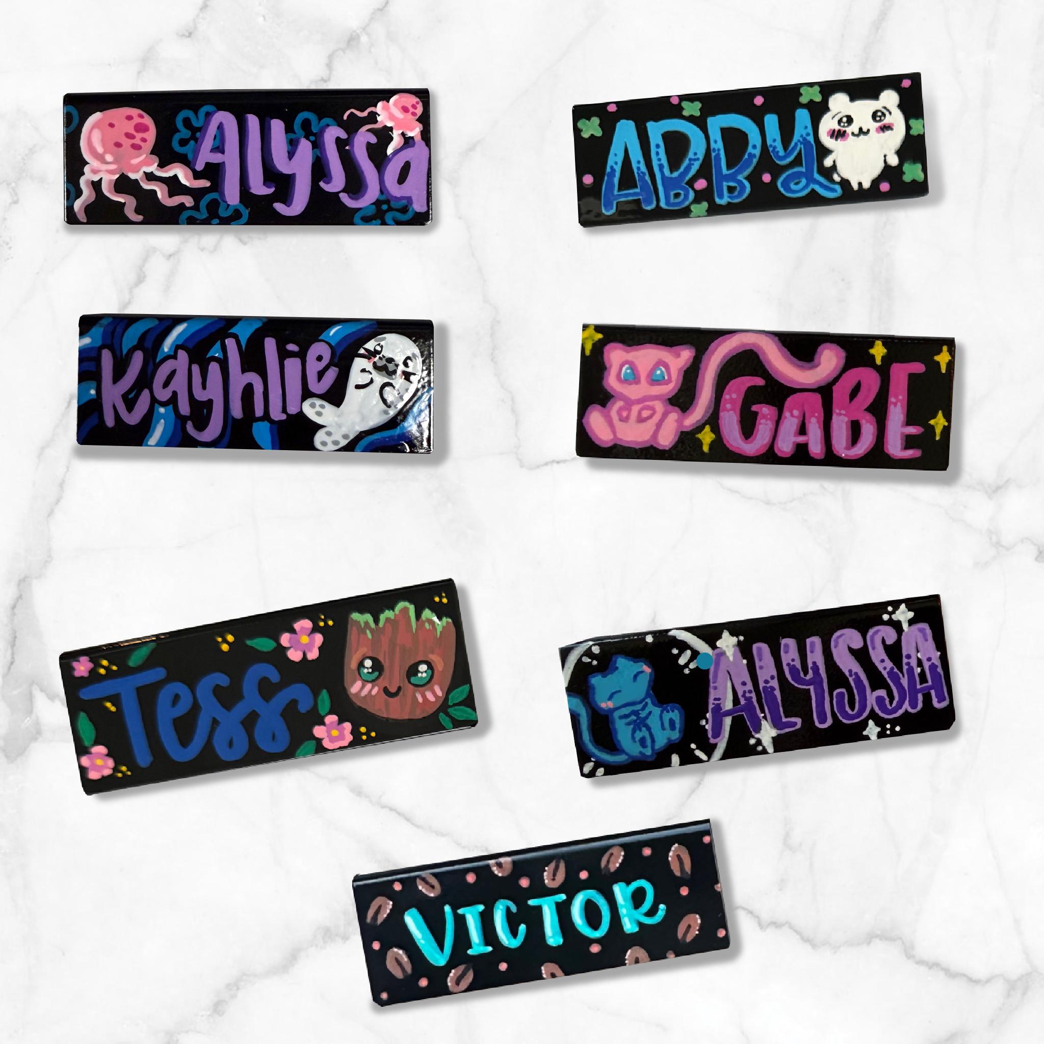 Custom Name Starbucks Tags - Etsy