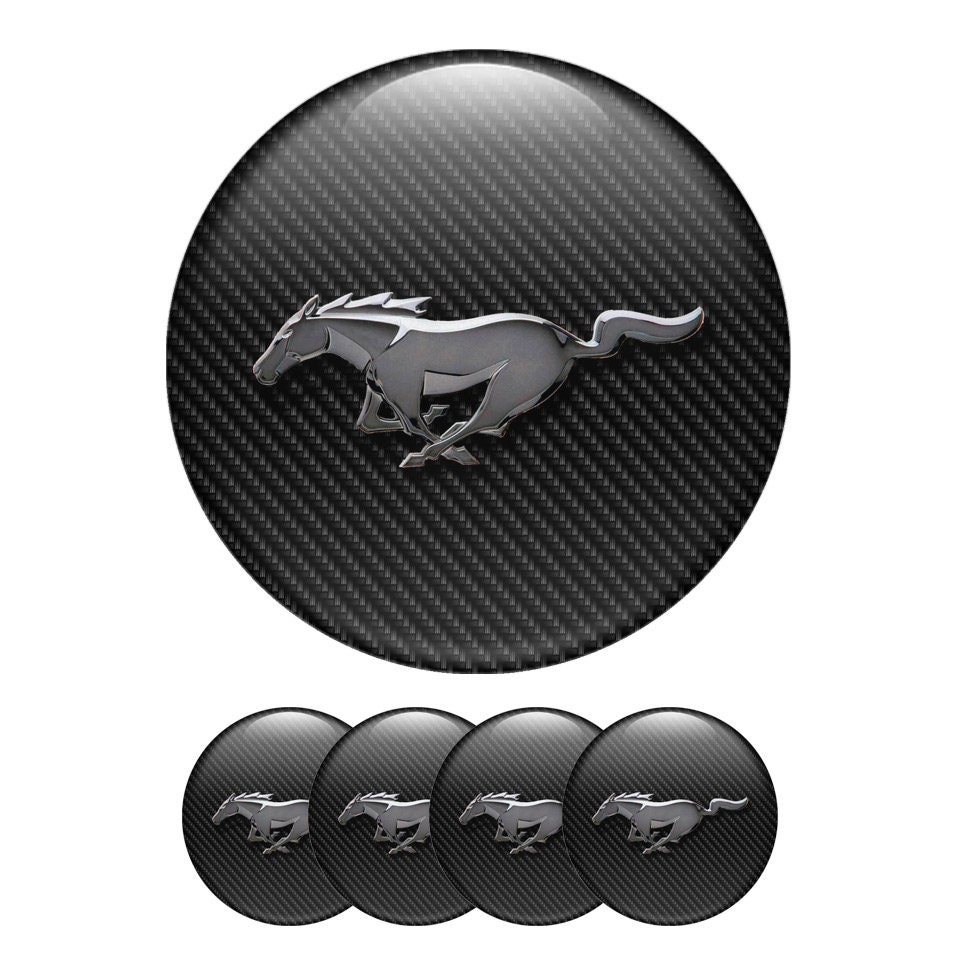 Roush Performance Trunk Deck Emblem - Black & Chrome, 4 5/8" X 3/4", Fits 2005-2014 Mustang