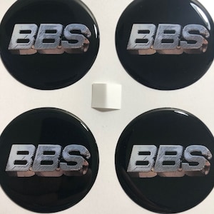4 pcs Top Quality Epoxy Resin All Sizes BBS Logo Stickers, Silicone Emblem Wheel Center Hub Caps, Phone, Laptop, Car Tuning,  Gift