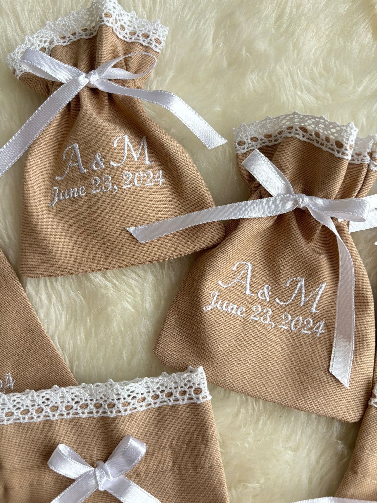 Personalized Wedding Bridal Shower Favor Bag, Custom Design Gift Bags ...