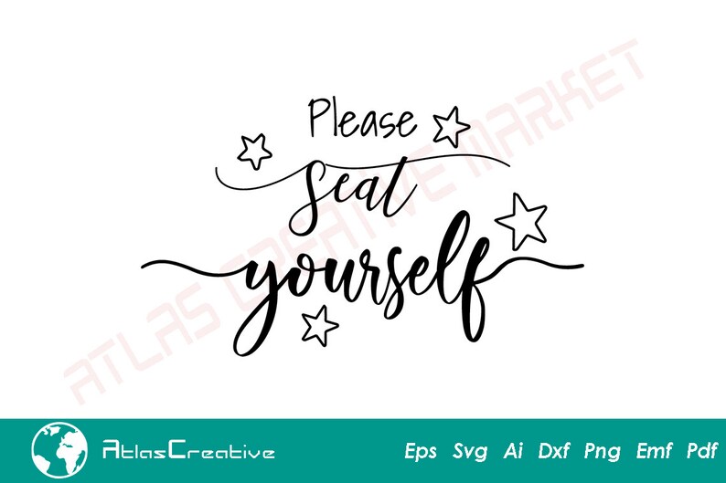 Download Cut File For Cricut And Silhouette Ai And Svg Eps Png Funny Bathroom Sign Psd Emf Bathroom Decor Dxf Please Seat Yourself Svg Clip Art Art Collectibles