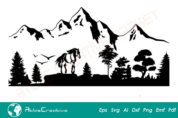 Free Free 306 Mountain Tree Svg SVG PNG EPS DXF File