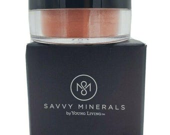Savvy Minerals Awestruck Blush | High-Pigment, Natural & Long-Lasting | Buildable Loose Powder Blush